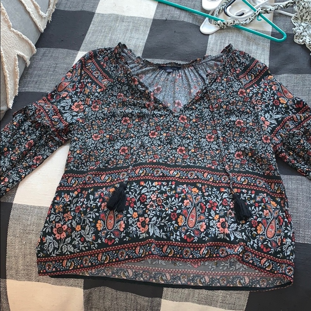 American Eagle Peasant Top